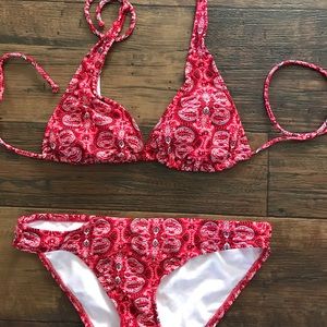 Surfside Paisley Bikini Bathing Suit
